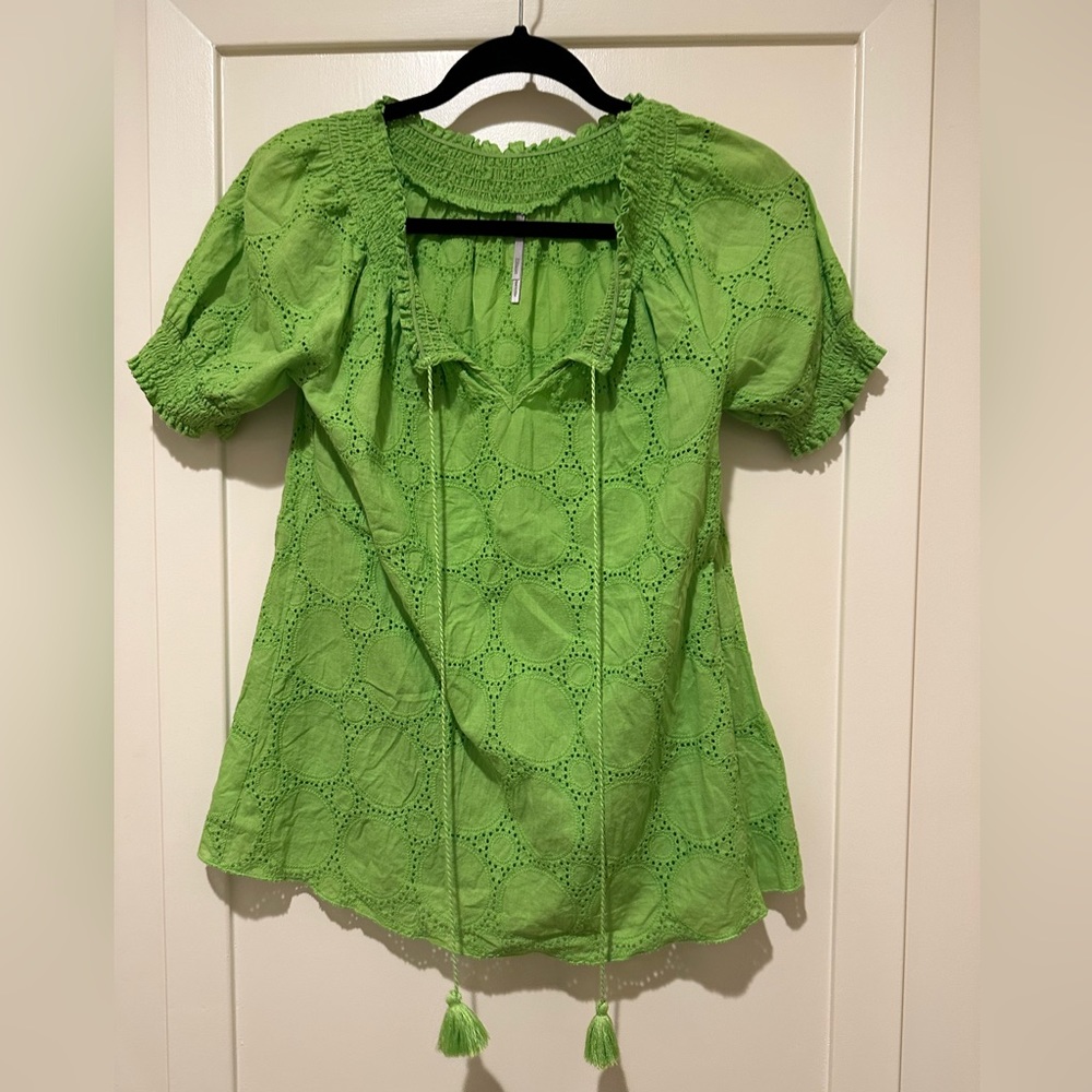 Elison lime green shirt size Small